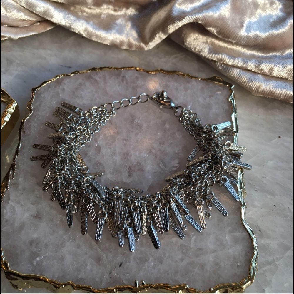 SILVER FRINGE Bracelet! 